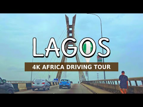 Driving in Lagos, Nigeria: Lagos Mainland to Lagos Island - 4K Africa driving tour