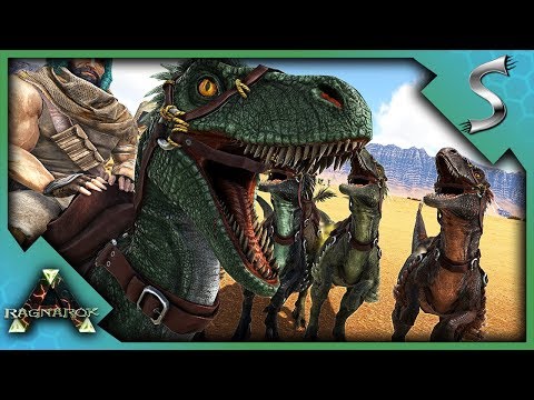 CHECKING OUT THE TLC KNIGHTS OF CRAP! TLC RAPTOR PACK HUNT! - Ark: RAGNAROK [DLC Gameplay S3E26]