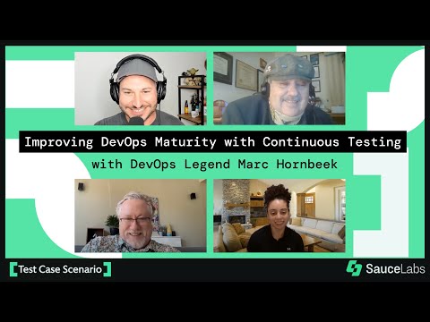 Improving DevOps Maturity with Continuous Testing with DevOps Legend Marc Hornbeek