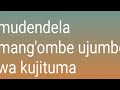 MUDENDELA MANG OMBE UJUMBE WA KUJITUMA 0787289062