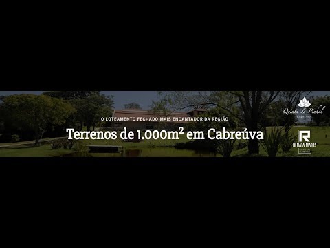 Residencial Quinta do Pinhal | Loteamento em Cabreúva Agende com a  Corretora Renata Matos