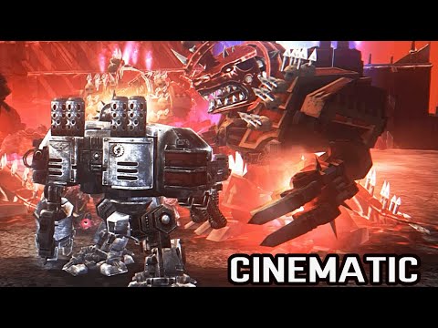 Grey Knights Dreadnoughts vs Khornate Dreadnoughts - Unification Mod | WH40K: Dawn of War: Soulstorm