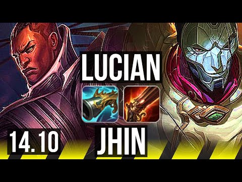 LUCIAN & Milio vs JHIN & Nami (ADC) | 9/0/3, Legendary | BR Diamond | 14.10