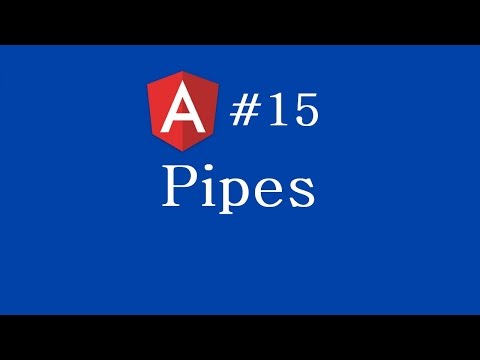 Angular 2 Tutorial 15 Pipes