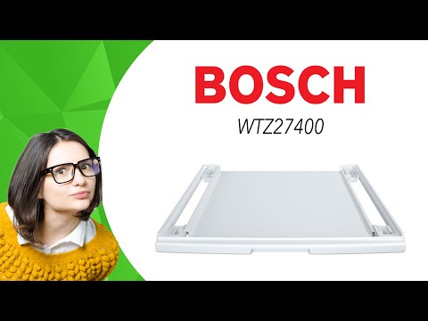 Sujungimo rėmelis su stalčiumi Bosch WTZ27400 video