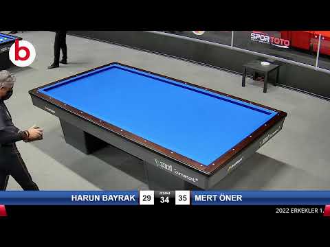 HARUN BAYRAK & MERT ÖNER Bilardo Maçı - 2022 ERKEKLER 1.ETAP-11.TUR