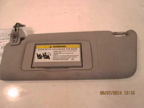 2006 Mercedes C230 Sun Visor LH GREY GOOD SHAPE 203TYPE - mbiparts.com Used OEM Mercedes Part... OEM