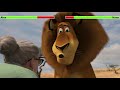 Alex The Lion Vs Nana With Healthbars