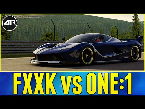 Forza 6 : FERRARI FXXK vs KOENIGSEGG ONE:1!!!