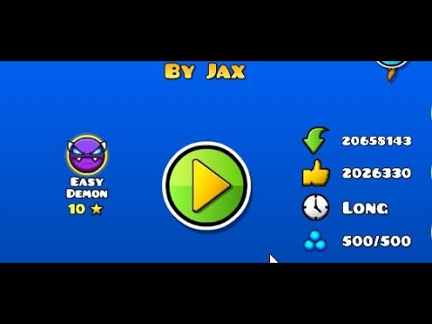 Mi primer nivel Demoniaco !! | "The nightmare" 100% (Demon) by Jax |Geometry dash 2.11