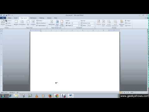 Microsoft Office Word 2010 Minimize and Maximize the Ribbon