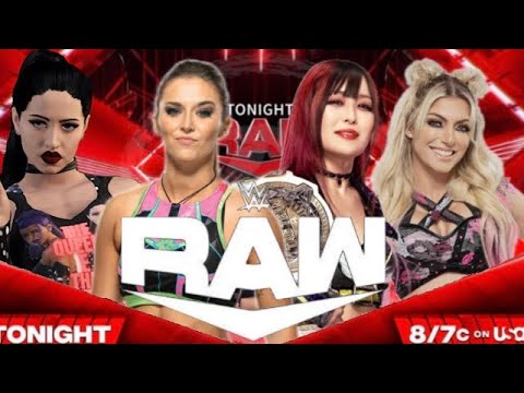 WWE 2K22 RAW   ALEXA BLISS VS JESSICA VS TEGAN NOX VS IYO SKY FATAL 4 WAY MATCH