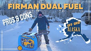 Alaska Cabin Life - Firman Dual Fuel Generator Review - Would I ever buy this again??