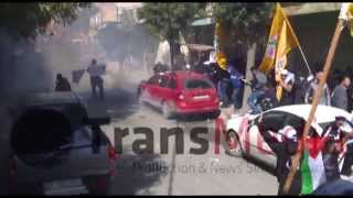 اصابات واعتقالات بعد اعتداء قوات الاحتلال على مسيرة شارع الشهداء في الخليل