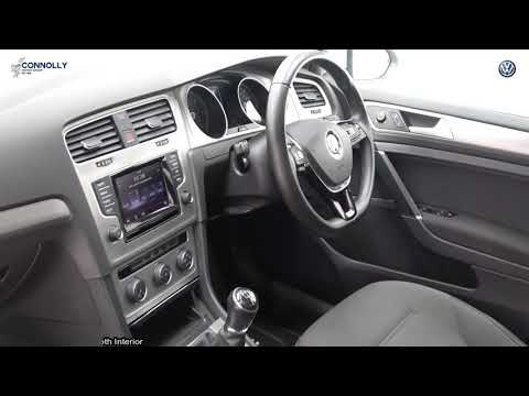 CMG VW SLIGO: 141SO66" VW Golf 1.6TDI MATCH BMT 105BHP Manual White / Dark Cloth Interior