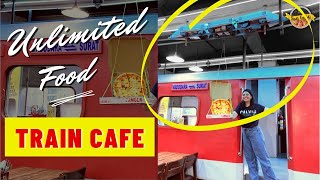 Unlimited Food served by Train @ Rs.250/- 🚂 (60+ Items) | Unlimited Street Food | Unlimited Pizza