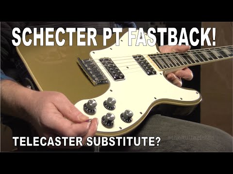 Schecter PT Fastback Gold Top image 15