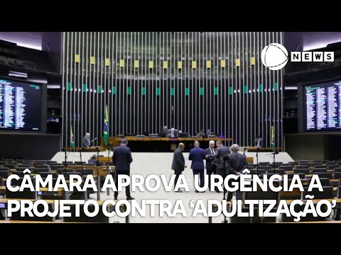 Câmara aprova urgência a projeto contra ‘adultização’ de crianças e adolescentes