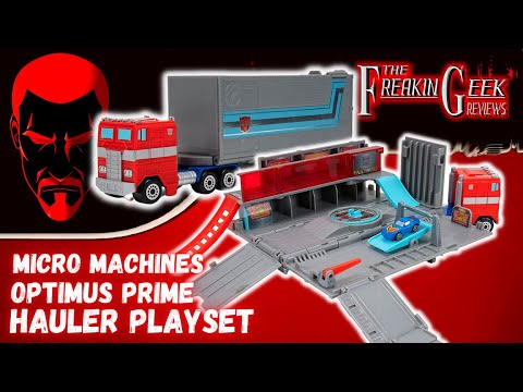 Micro Machines OPTIMUS PRIME HAULER PLAYSET: EmGo's Transformers Reviews N' Stuff
