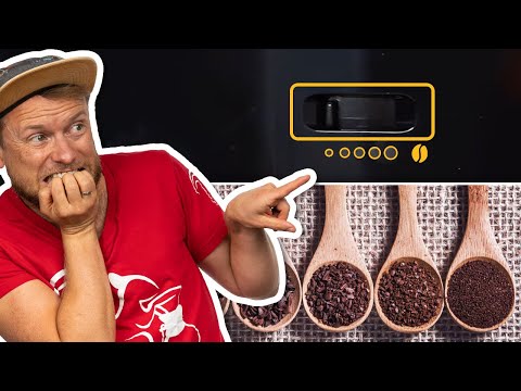 Correctly adjusting the grind setting with a fully automatic coffee machine