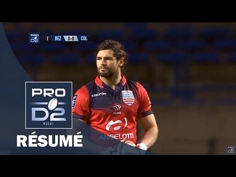 PRO D2 - Résumé Béziers-Colomiers: 26-17 - J22 - Saison 2015/2016
