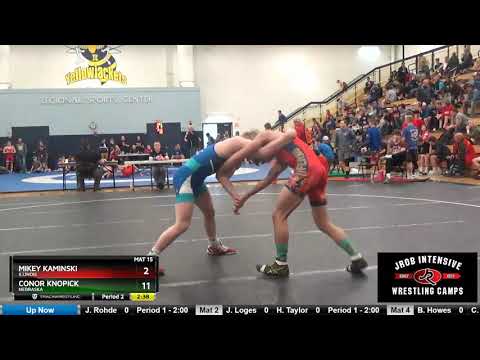 Junior Men 126 Mikey Kaminski Illinois Vs Conor Knopick Nebraska