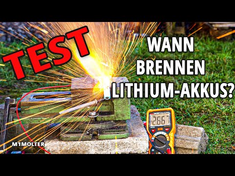 Können Lithium Eisenphosphat Akkus brennen? Test: Li-Ionen Vs Li-Poly Vs LiFePO4-Batterie WANROY