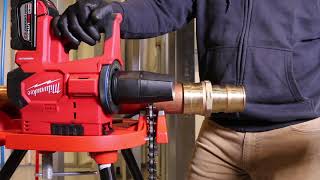 How to use Uponor's ProPEX LF brass copper press adapter