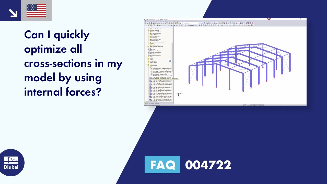 [EN] FAQ 004722 | Can I optimize all cross-sections in my model quickly&nbsp;using internal forces...