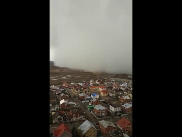 Екатеринбург стремительно накрыла снежная буря