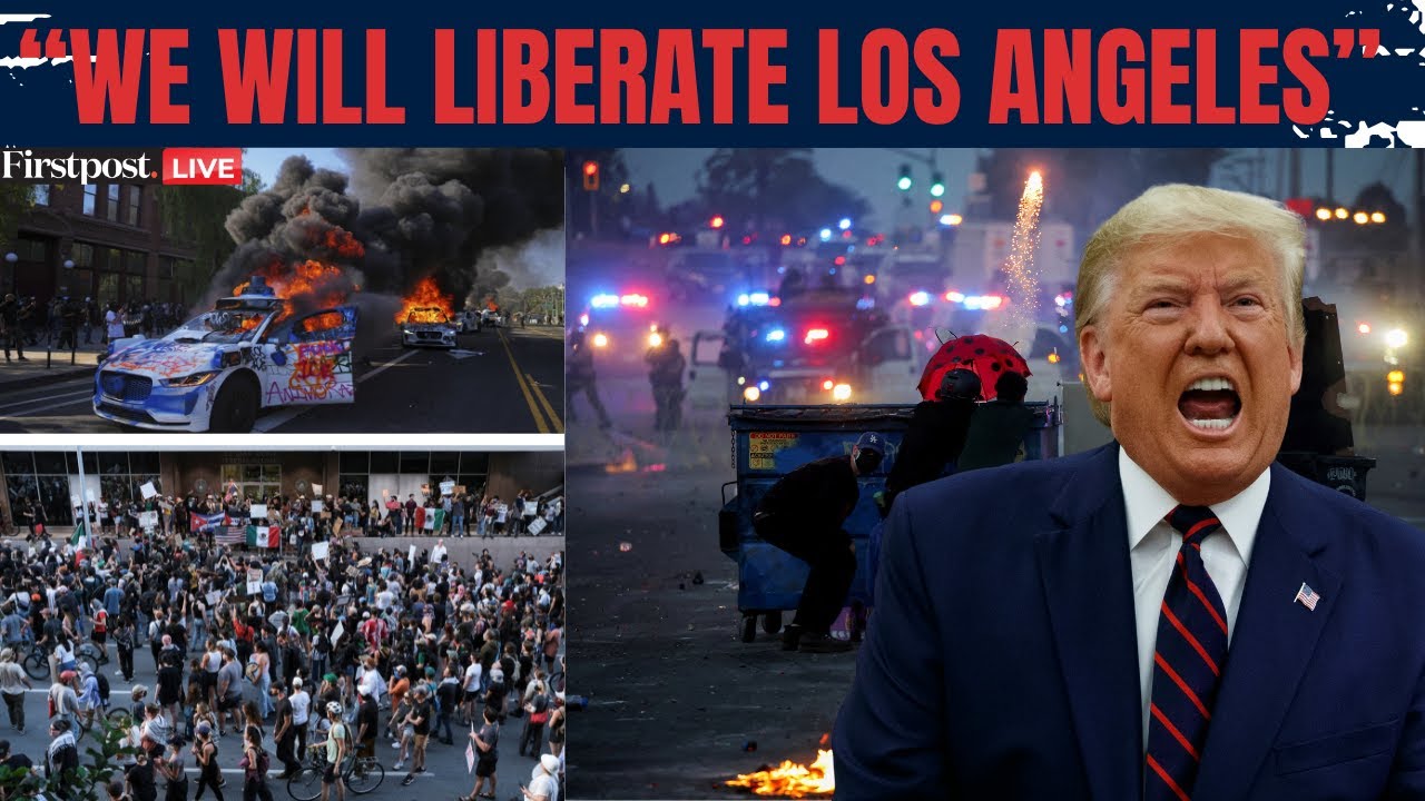 LIVE: Trump Claims LA 'Would Be Burning' Without Federal Troops, Calls City a 'Trash Heap'