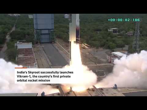 Tên lửa quỹ đạo tư nhân đầu tiên của Skyroot Ấn Độ ra mắt (India's Skyroot launches first private orbital-rocket mission)