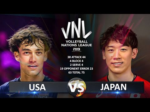 USA vs Japan | Men's VNL 2025