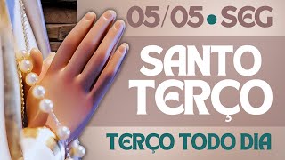 TERÇO DE HOJE 04/05/2025 - DOMINGO - MISTÉRIOS GLORIOSOS: Santo Terço | Oração Diária