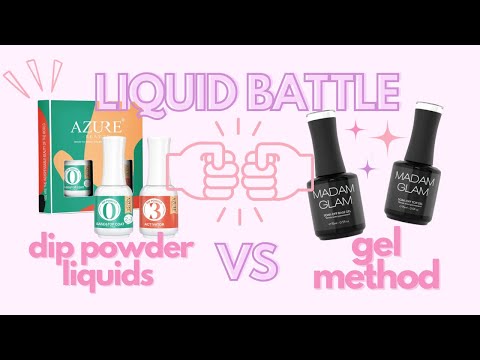 Dip powder liquids VS gel method