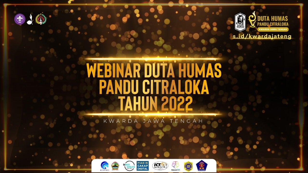 Live | Webinar Duta Humas Pandu Citraloka Kwarda Jawa Tengah 2022