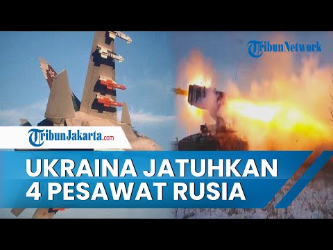 Ukraina Klaim Lumpuhkan 4 Pesawat Rusia Pakai Rudal, Tiga Helikopter dan Satu Pesawat Tak Berawak