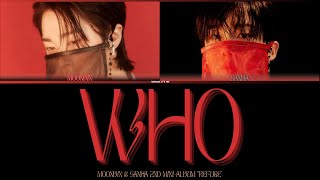 Download lagu MOONBIN & SANHA [문빈 & 산하) (ASTRO) - WHO [COLOR CODED LYRICS] [SUBS] mp3