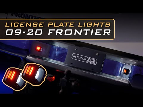 2009 - 2020 Nissan Frontier LED License Plate Lights by Morimoto