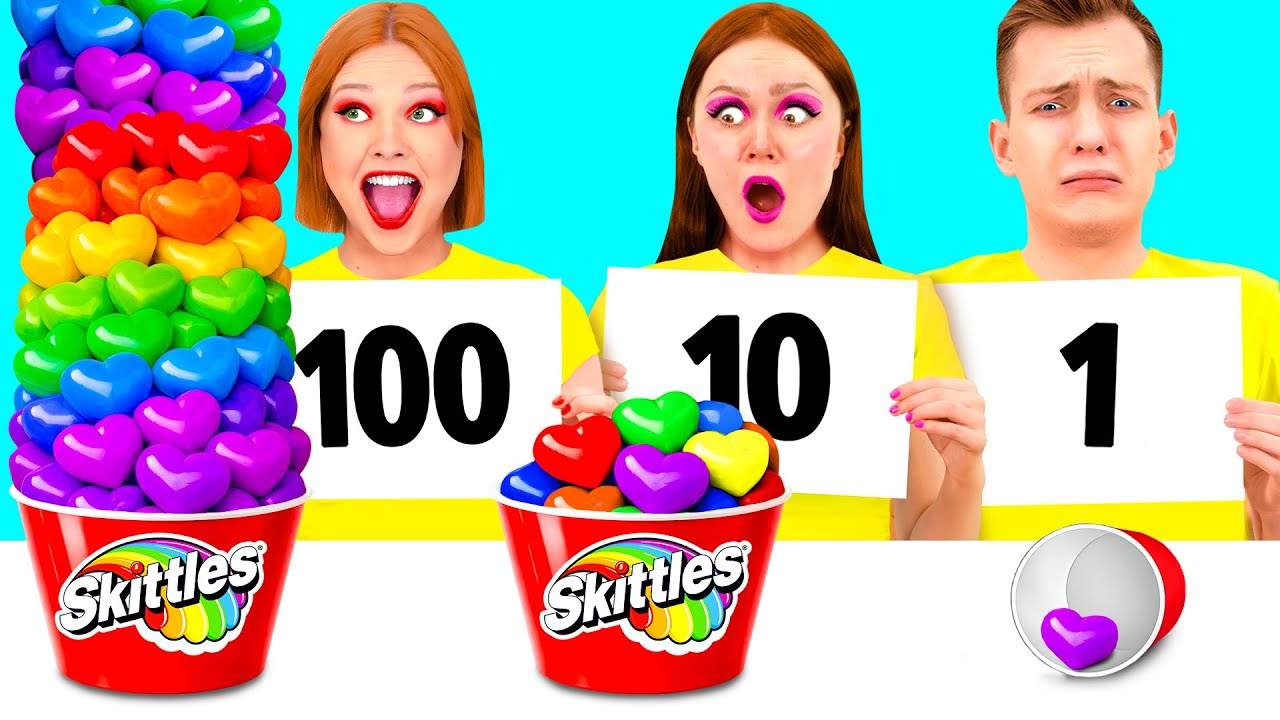 100個重ねフードチャレンジ | スマートガジェットとハック ChallengeTeen