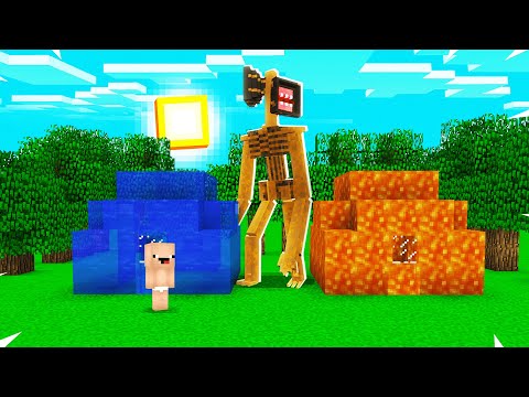 SİREN KAFA VS EV  !! 😱 - Minecraft