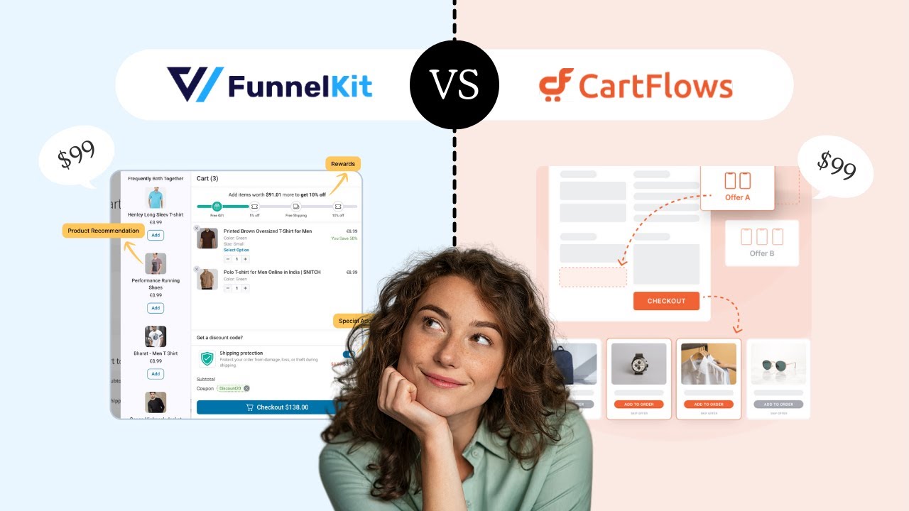 FunnelKit vs CartFlows: Which Funnel Builder is Best for WooCommerce?