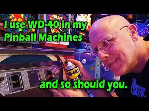 I use WD 40 in my pinball machines, and so should you.