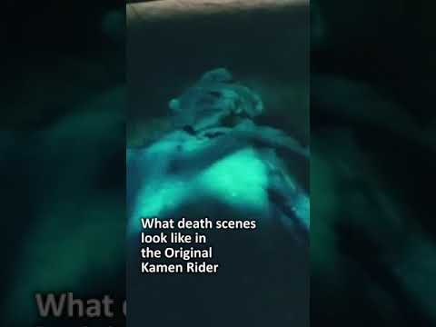 What Passing Away Looked Like In The Original Kamen Rider Series #Shorts