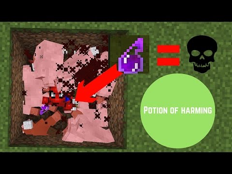 Minecraft 1.10 - How to brew a potion of harming - Minecraft brewing guide #3