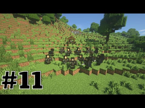 KÖYE SALDIRI / Minecraft Modlu Survival / Sezon 25 /  BÖLÜM #11