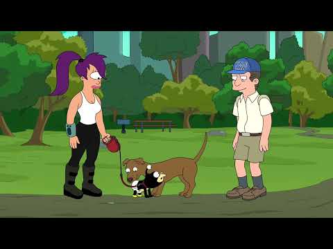 Nibbler At The Dog Park - NEW Futurama