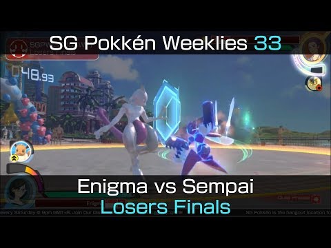 SGPW v. 33 (S4W7) - Pokkén DX Losers Finals: Enigma (Gardevoir, Mewtwo) vs. Sempai (Scizor)