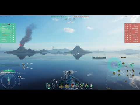 World of Warships HotSpot Volcano Eruption Clip