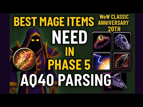 Fire Mage Guide - Items You  NEED in Phase 5 For AQ40 Parsing (Wow Classic Anniversary 20th)
